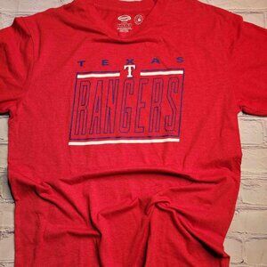 Concepts Texas Rangers‎ Red T-Shirt Men's Size Large